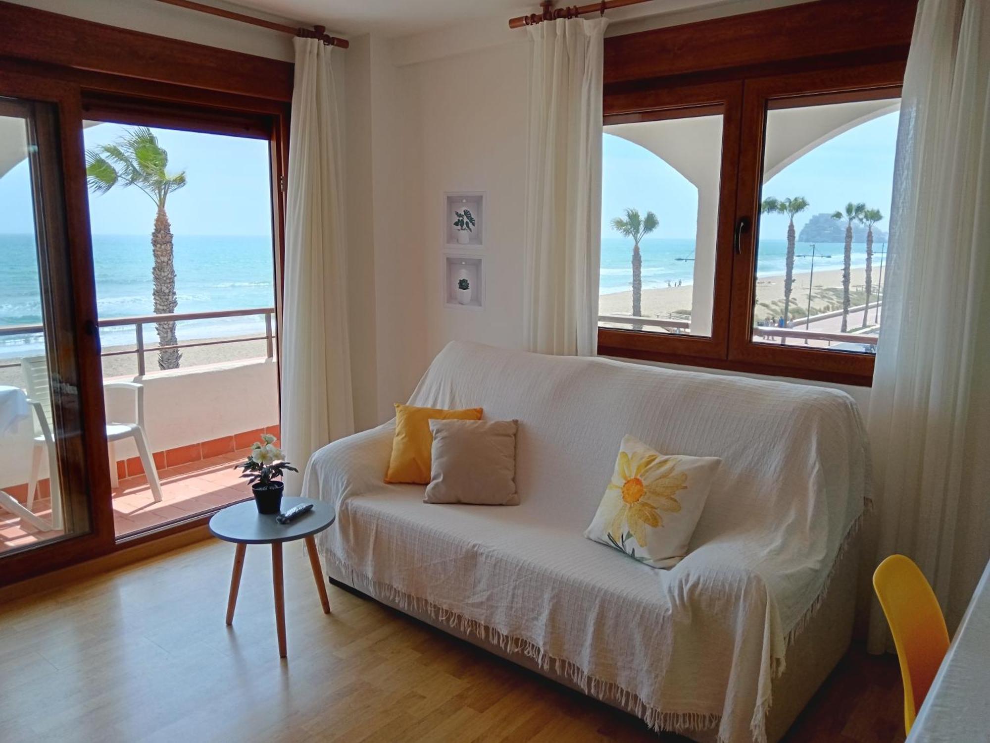 Primera Linea De Playa, Ada Benedicto Xiii, Aire Acondicionado, Wifi, Parking Peñíscola المظهر الخارجي الصورة