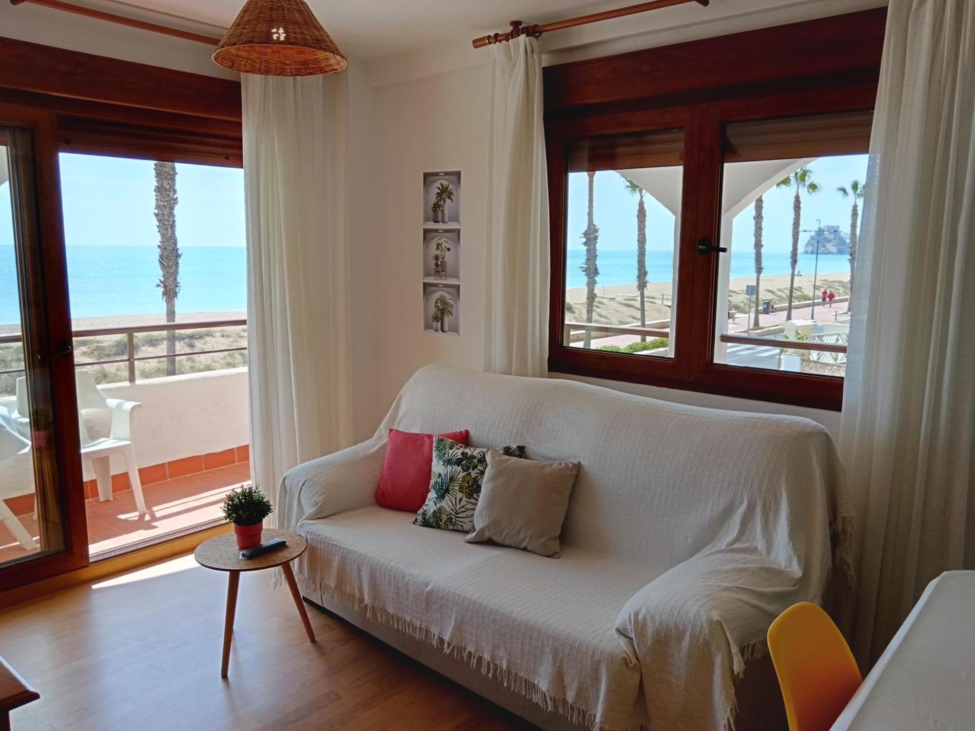 Primera Linea De Playa, Ada Benedicto Xiii, Aire Acondicionado, Wifi, Parking Peñíscola المظهر الخارجي الصورة