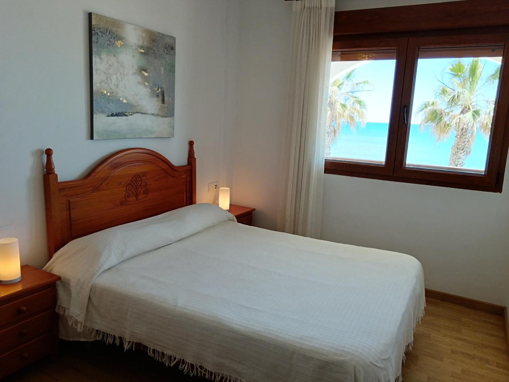 Primera Linea De Playa, Ada Benedicto Xiii, Aire Acondicionado, Wifi, Parking Peñíscola الغرفة الصورة